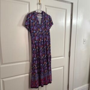 Jude Connally Purple and Blue Casual Sundress